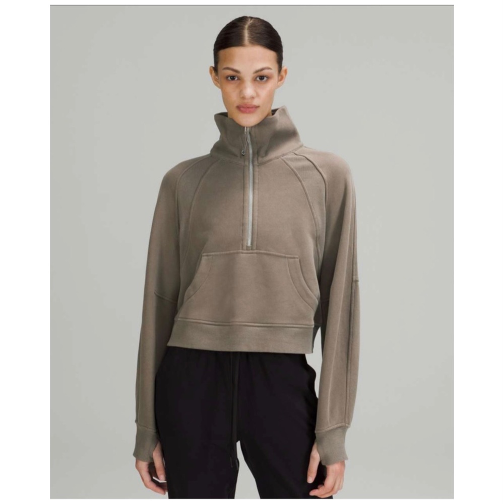 Lululemon Athletica Olive Green Sweatshirt